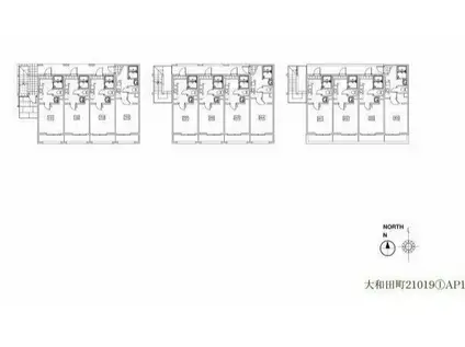 OPEN RISE大和田I(1K/1階)の間取り写真