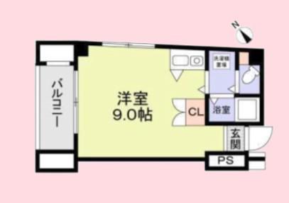 SE大宮(ワンルーム/2階)の間取り写真