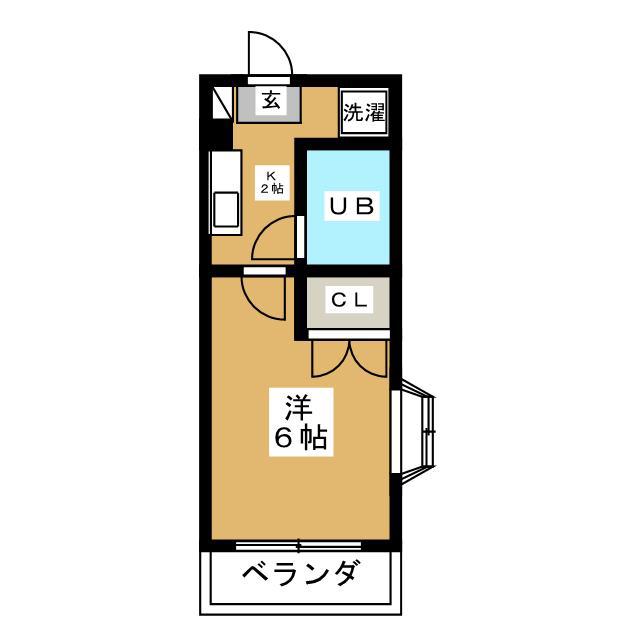 ミュゼナカムラ(1K/3階)の間取り写真