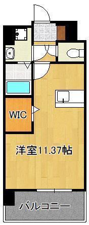 LEGEND113(ワンルーム/5階)の間取り写真