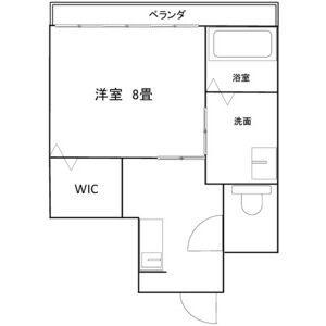 シャーメゾン高御堂(ワンルーム/1階)の間取り写真