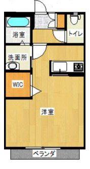 MK・VILLA(ワンルーム/1階)の間取り写真