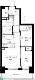 アーバンパーク谷在家(1SLDK/2階)の間取り写真