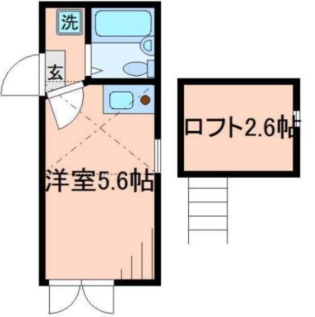 エルプレミア平井(ワンルーム/3階)の間取り写真