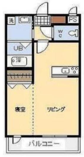 アスティオン青葉(ワンルーム/1階)の間取り写真