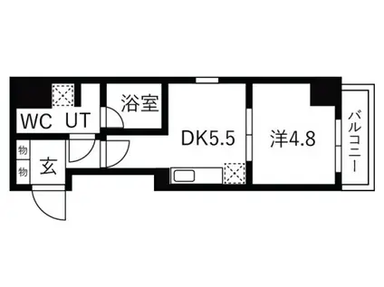TRADIS大塚 TRADIS大塚(1DK/2階)の間取り写真