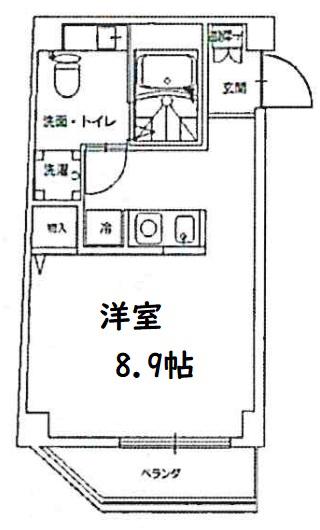 AXIS LIFE 北浜(1K/5階)の間取り写真