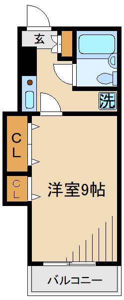 MYフラット宮掘(1K/1階)の間取り写真