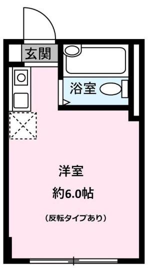 エトワール赤堤(ワンルーム/3階)の間取り写真