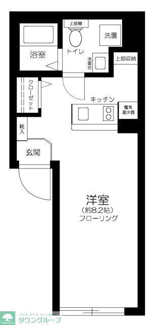 RUYGO OSHIAGE(ワンルーム/4階)の間取り写真
