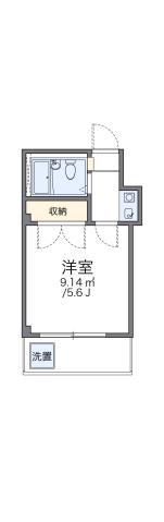 レオパレス春吉(1K/3階)の間取り写真