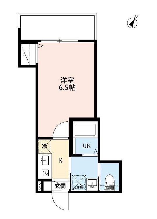 ROBOT HOME 東所沢IV(1K/2階)の間取り写真