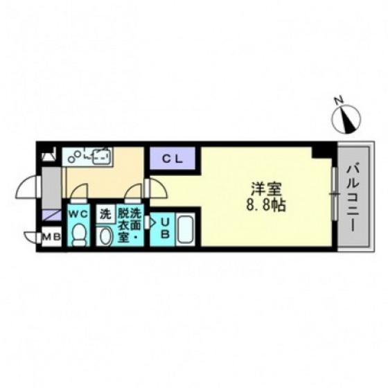 五日市OKビル(1K/3階)の間取り写真
