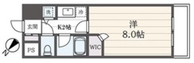 プライマリーナ新杉田(1K/3階)の間取り写真