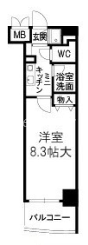 新大阪セレニテ(1K/6階)の間取り写真