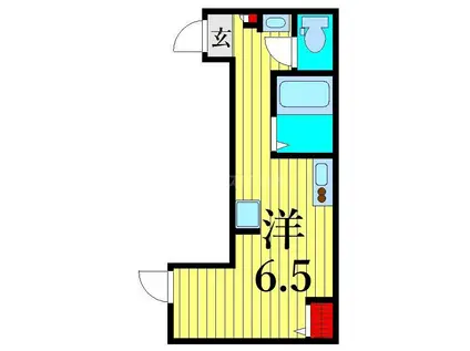 VALSHE高砂(ワンルーム/2階)の間取り写真