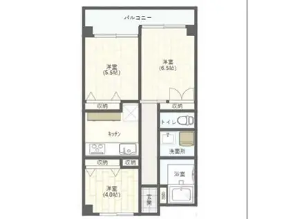 湯島マンションサマリア(3DK/4階)の間取り写真