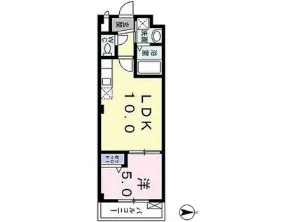 グランデ カンポ(1LDK/3階)の間取り写真