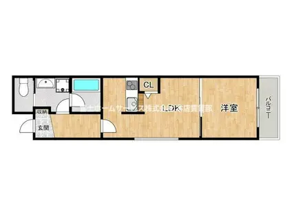 LOVE IT(1LDK/3階)の間取り写真