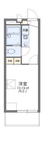 レオパレス明光(1K/1階)の間取り写真