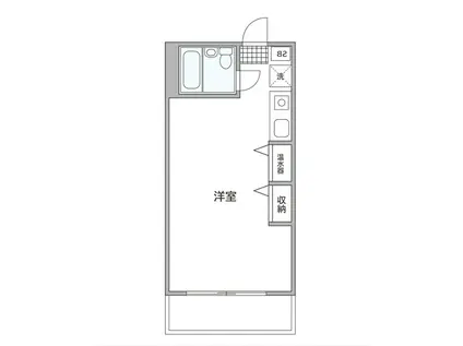 ドルフ町田(ワンルーム/4階)の間取り写真