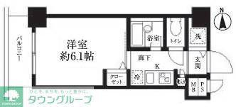 HF練馬レジデンス(1K/3階)の間取り写真