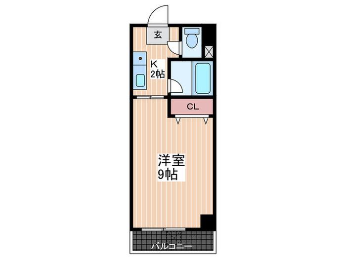 NAO CLOUD 銀山町 BLDG(1K/5階)の間取り写真