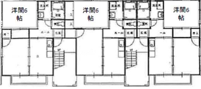 フレスコ(2DK/2階)の間取り写真
