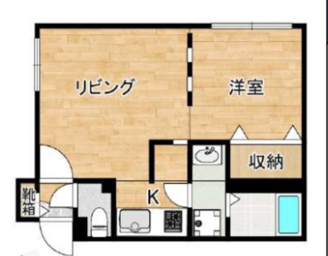 プラティーク久我山(1DK/3階)の間取り写真