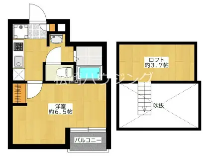 セフィラ西巣鴨(1K/3階)の間取り写真