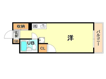 藤和シティコープ本山(ワンルーム/2階)の間取り写真