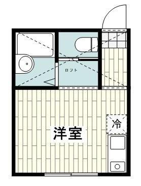 グラッチェ二俣川(ワンルーム/1階)の間取り写真