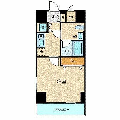 プレール・ドゥーク新御徒町(1K/4階)の間取り写真