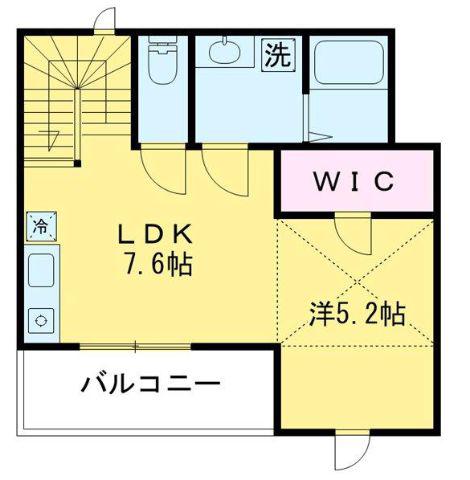 ブランエール中目黒(1LDK/3階)の間取り写真
