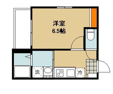 ルミナス三橋(1K/3階)の間取り写真