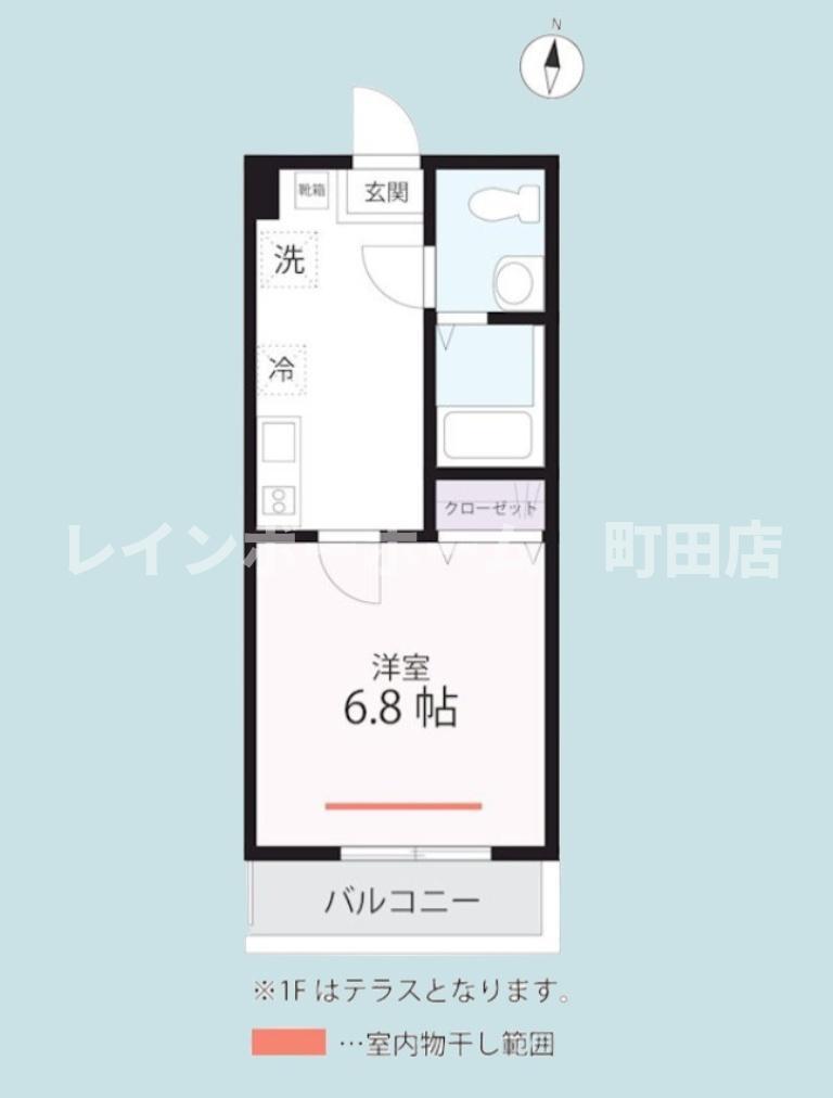 QUIET CRAB HOUSE ESSATO(1K/3階)の間取り写真