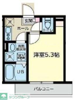 フルセイル高座渋谷(1K/3階)の間取り写真