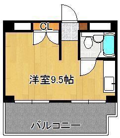 小川レジデンス2(ワンルーム/5階)の間取り写真