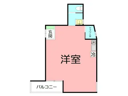 ART HILLS(ワンルーム/2階)の間取り写真