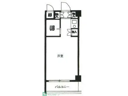 マドレーヌ子安町(ワンルーム/1階)の間取り写真