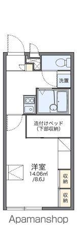 レオパレス今宿(1K/1階)の間取り写真