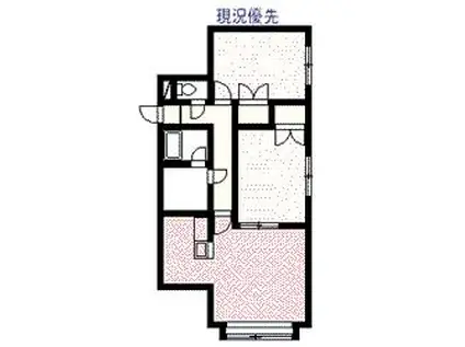 アイランドハイツ永山(2LDK/2階)の間取り写真