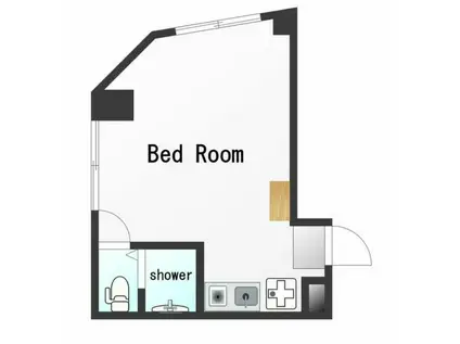 メゾン・ド・都筑(ワンルーム/2階)の間取り写真