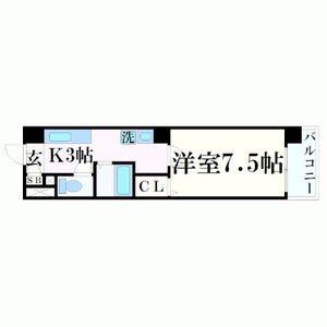 リアライズ岐阜駅前(1K/10階)の間取り写真