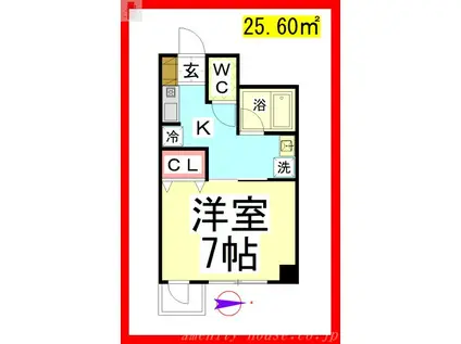 TD 宮下ビル(1K/3階)の間取り写真