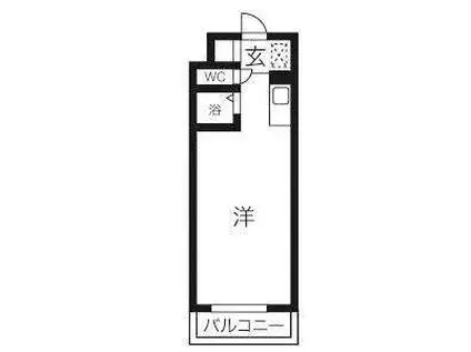 サンパレスN18(ワンルーム/2階)の間取り写真