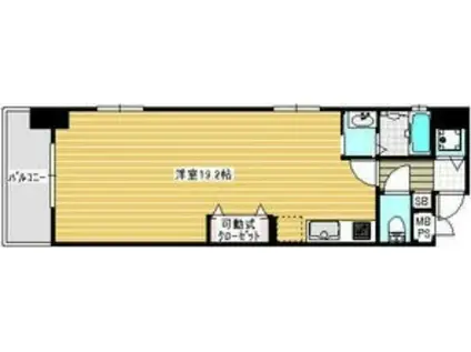 ST.REGIS IZUMI(ワンルーム/8階)の間取り写真