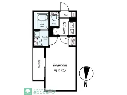 GRADUS上溝IV(1K/3階)の間取り写真