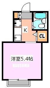 プレジール本駒込(1K/2階)の間取り写真