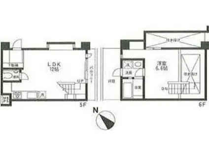イイダアネックスVII(1LDK/5階)の間取り写真
